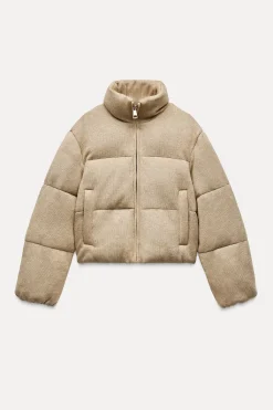 Hot CAZADORA ACOLCHADA PUNTO Mujer Abrigos / Anoraks