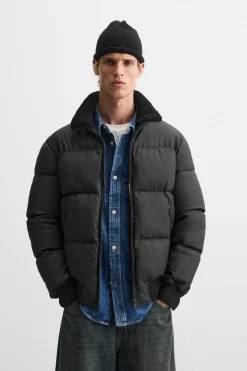 Outlet CAZADORA ACOLCHADO ENGOMADO Hombre Plumíferos
