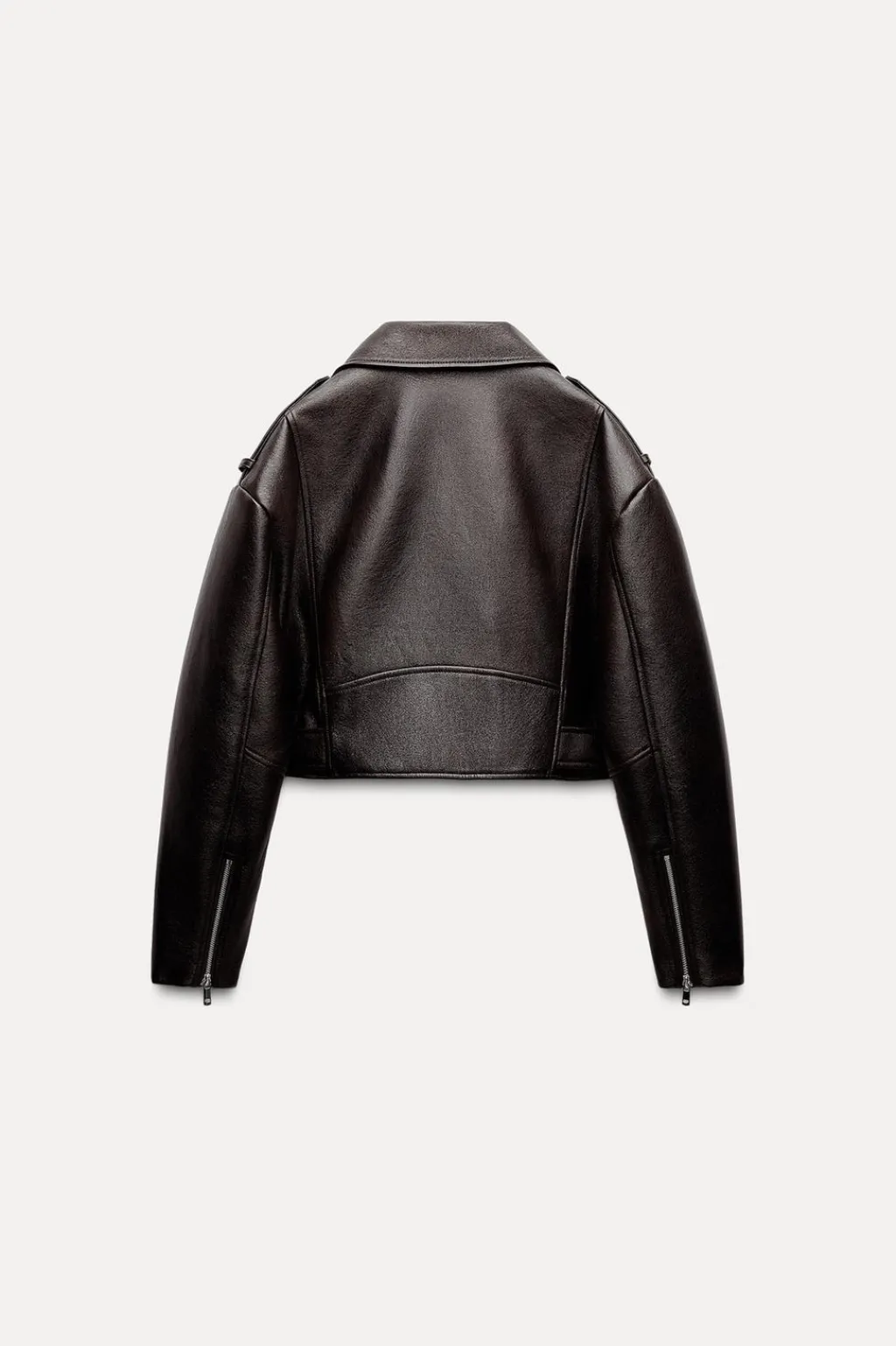 Sale CAZADORA BIKER EFECTO PIEL Mujer Chaquetas / Cazadoras