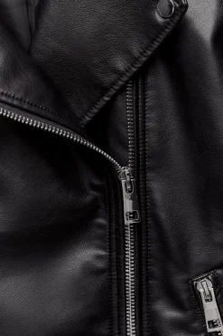 Best CAZADORA BIKER OVERSIZE EFECTO PIEL Mujer Chaquetas / Cazadoras