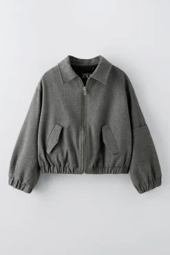 Niños ZARA 6 - 14 Años·Abrigos|6 - 14 Años·Total Look<CAZADORA BOMBER CREMALLERA