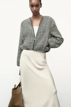 Hot CAZADORA BOMBER ESPIGA Mujer Chaquetas / Cazadoras