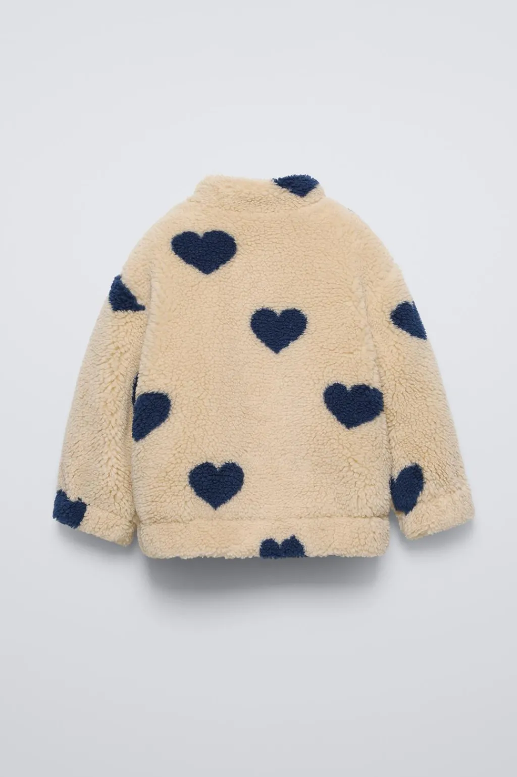 Niños ZARA 1½ - 6 Años·Total Look|6 - 18 Meses·Abrigos / Buzos<CAZADORA BORREGUILLO CORAZONES