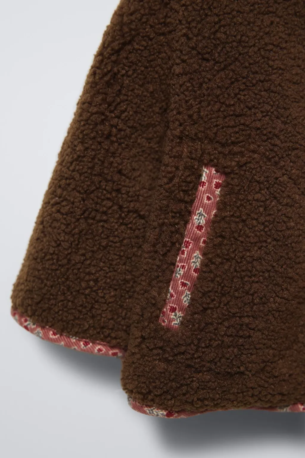 Niños ZARA 0 - 6 Meses·Sacos / Buzos|6 - 18 Meses·Conjuntos<CAZADORA BORREGUILLO FLORES