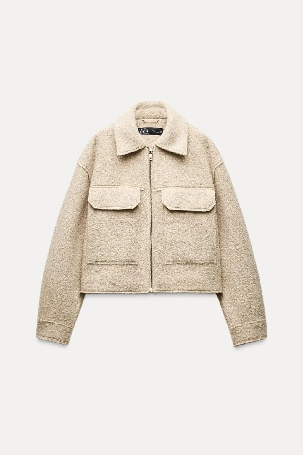 Sale CAZADORA BOUCLÉ BOLSILLOS PLASTRÓN Mujer Chaquetas / Cazadoras