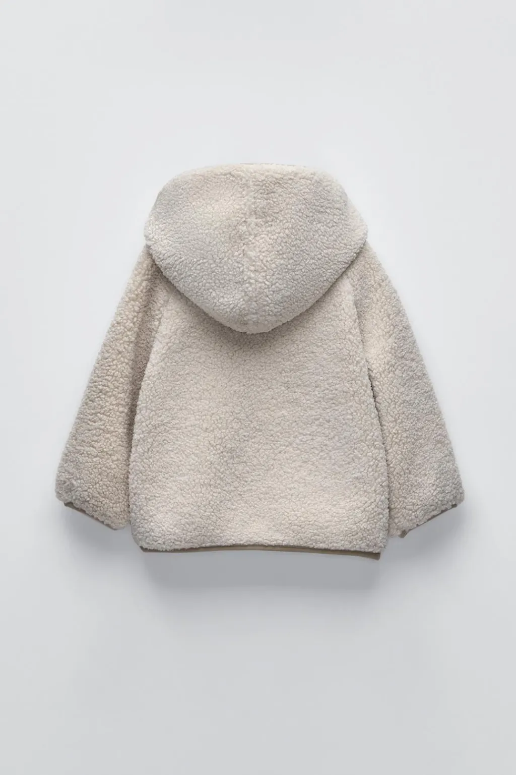 Niños ZARA 1½ - 6 Años·Abrigos|1½ - 6 Años·Abrigos<CAZADORA CAPUCHA BORREGUILLO