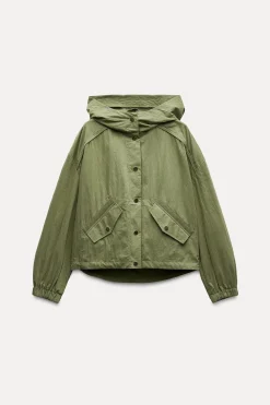 Discount CAZADORA CORTA CAPUCHA Mujer Chaquetas / Cazadoras