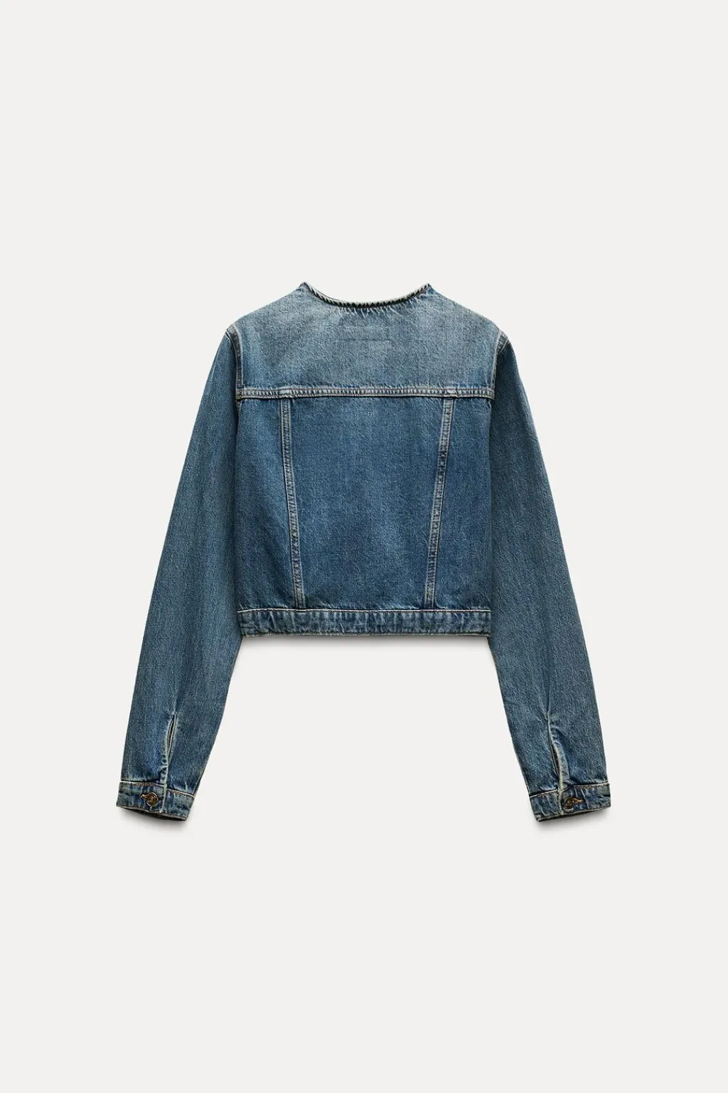 Hot CAZADORA CROP Z1975 DENIM Mujer Chaquetas / Cazadoras