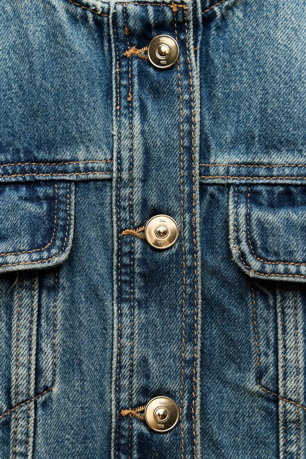 Hot CAZADORA CROP Z1975 DENIM Mujer Chaquetas / Cazadoras