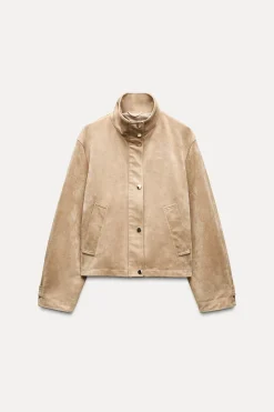 Best CAZADORA CUELLO SUBIDO EFECTO ANTE Mujer Chaquetas / Cazadoras