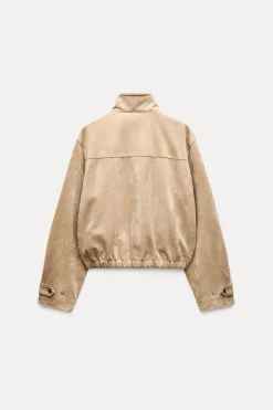 Best CAZADORA CUELLO SUBIDO EFECTO ANTE Mujer Chaquetas / Cazadoras