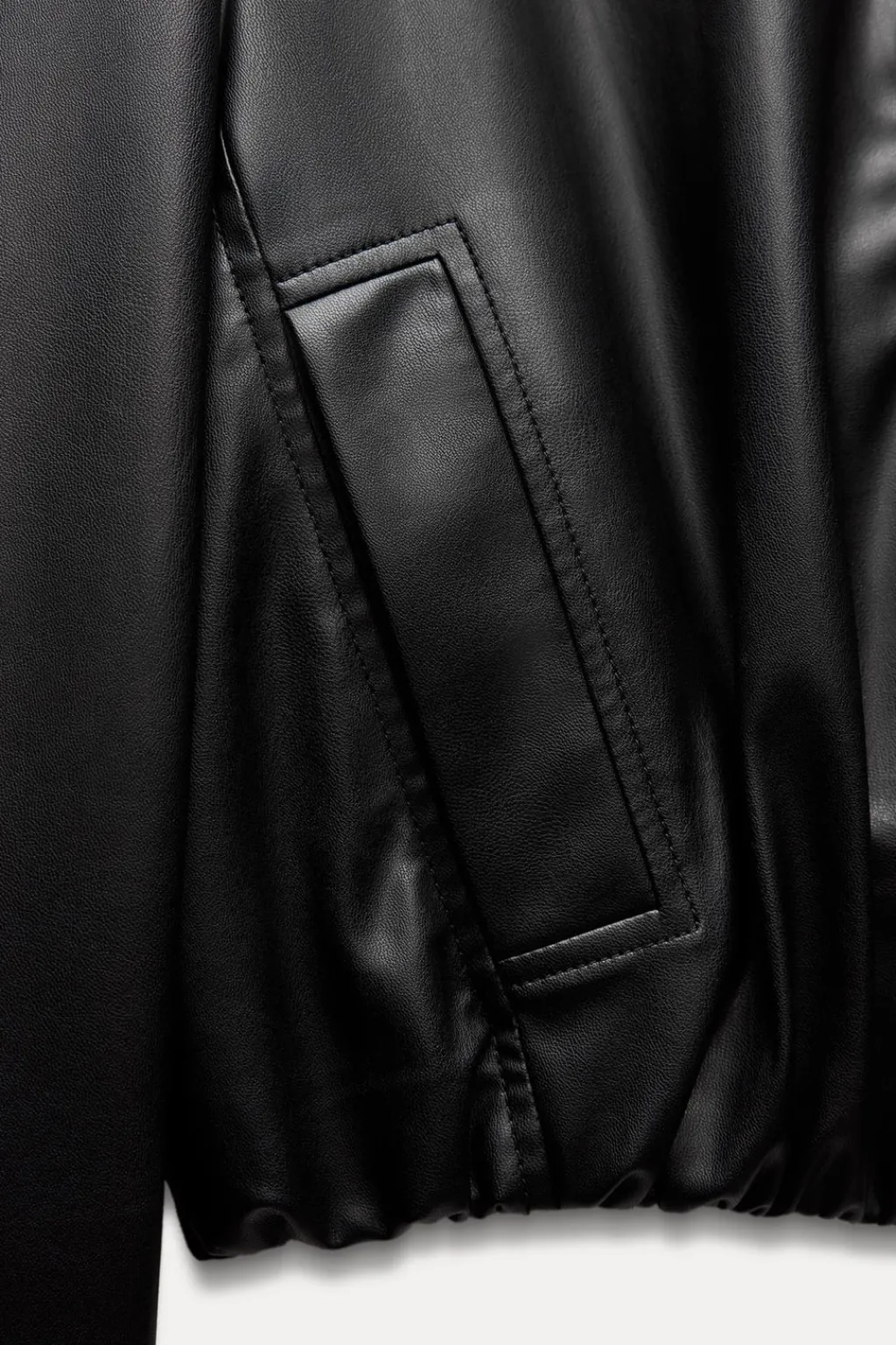 Hot CAZADORA CUELLO SUBIDO EFECTO PIEL Mujer Chaquetas / Cazadoras