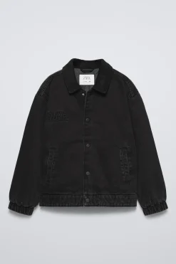 Niños ZARA 6 - 14 Años·Abrigos<CAZADORA DENIM BORDADO