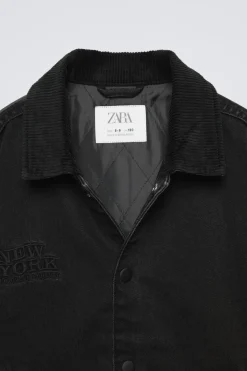 Niños ZARA 6 - 14 Años·Abrigos<CAZADORA DENIM BORDADO