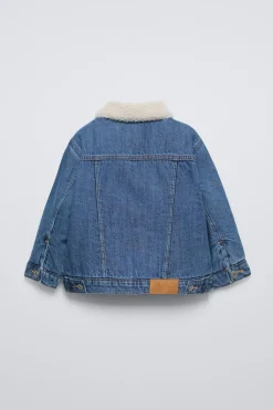 Niños ZARA 1½ - 6 Años·Jeans / Denim|1½ - 6 Años·Abrigos<CAZADORA DENIM BORREGUILLO