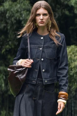 Fashion CAZADORA DENIM ZW COLLECTION Mujer Chaquetas / Cazadoras
