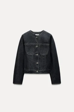 Fashion CAZADORA DENIM ZW COLLECTION Mujer Chaquetas / Cazadoras