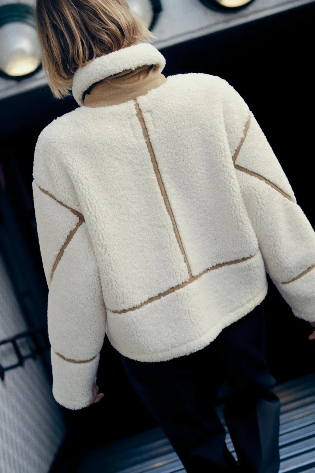 Discount CAZADORA DOBLE FAZ BORREGUITO Mujer Abrigos / Anoraks|Chaquetas / Cazadoras
