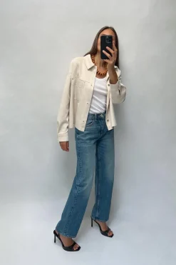 Fashion CAZADORA EFECTO ANTE Mujer Chaquetas / Cazadoras
