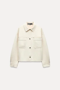 Fashion CAZADORA EFECTO ANTE Mujer Chaquetas / Cazadoras