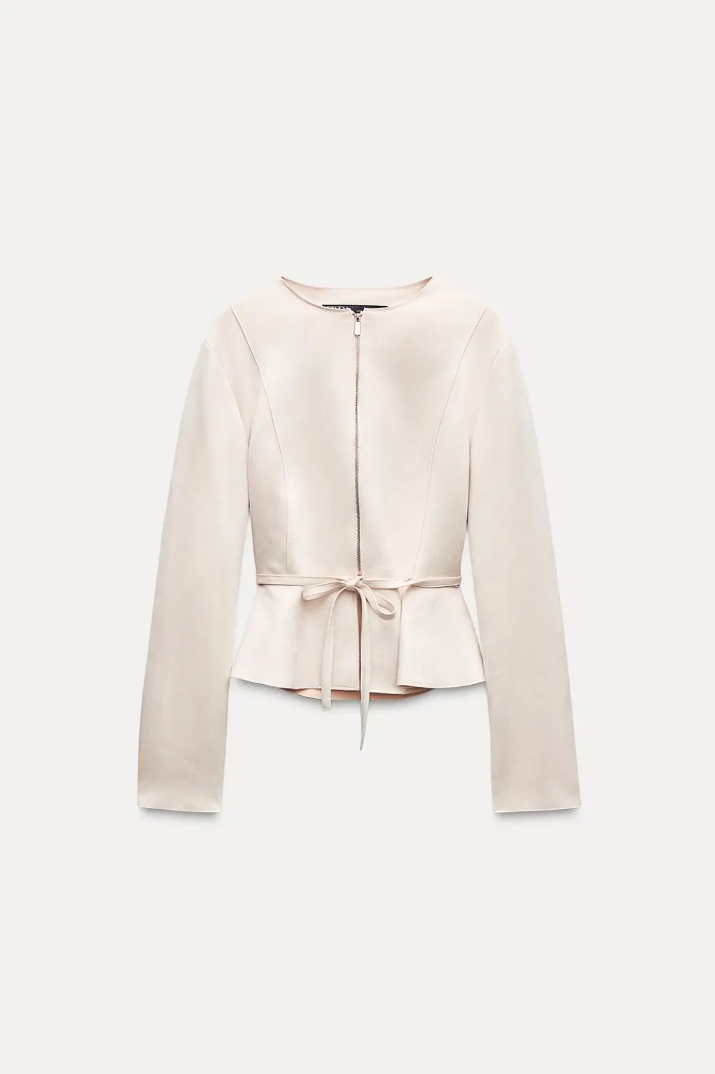 Outlet CAZADORA EFECTO ANTE PEPLUM Mujer Chaquetas / Cazadoras