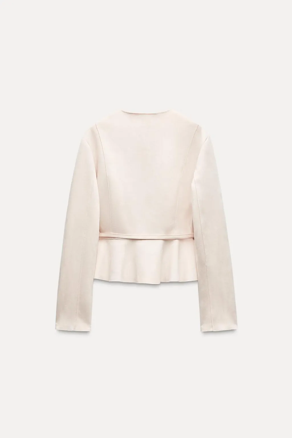 Outlet CAZADORA EFECTO ANTE PEPLUM Mujer Chaquetas / Cazadoras