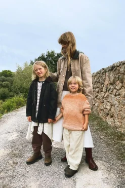 Niños ZARA 6 - 14 Años·Abrigos|6 - 14 Años·Abrigos<CAZADORA ENCERADA CAPUCHA DESMONTABLE