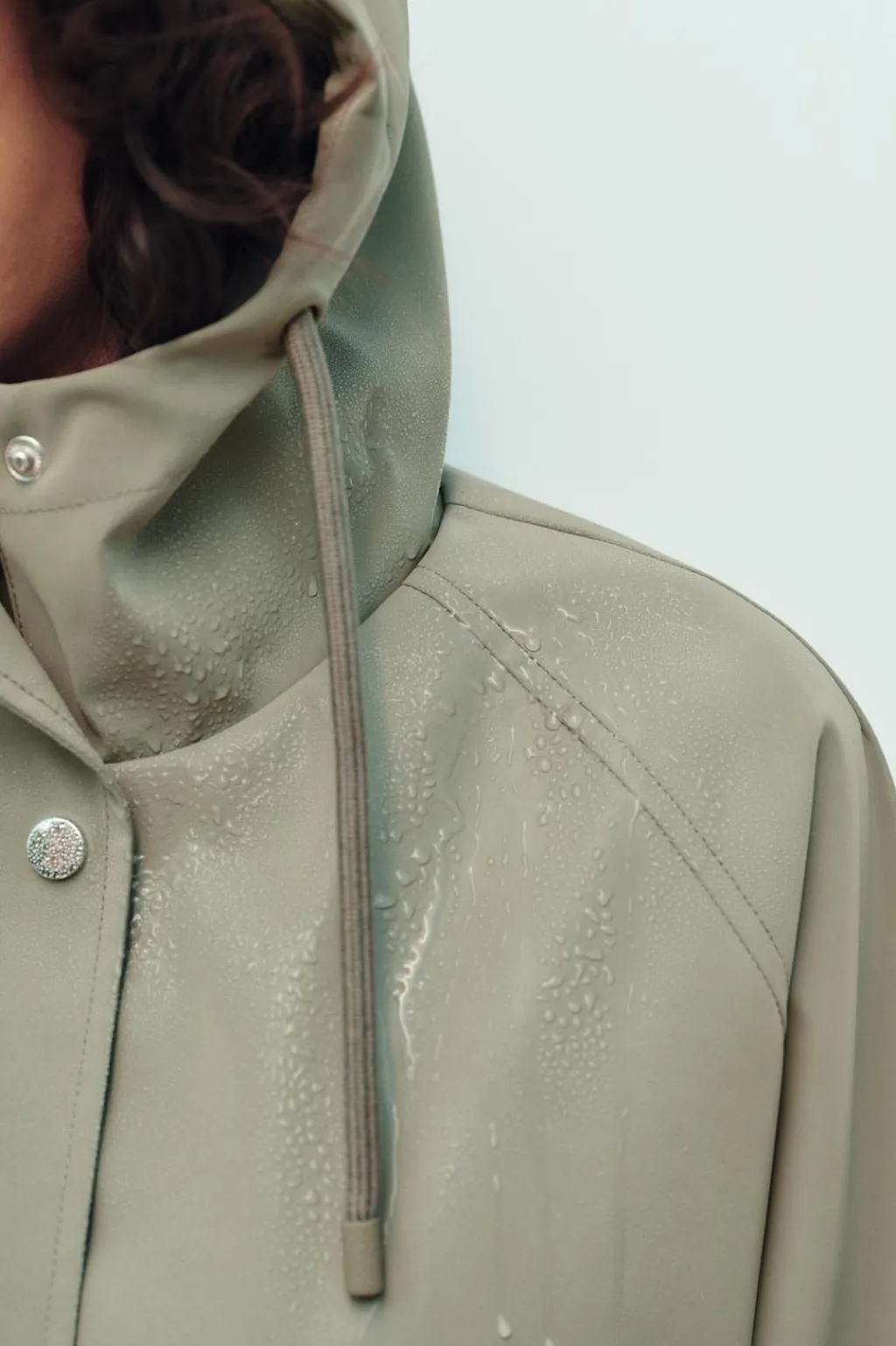 Fashion CAZADORA ENGOMADA CAPUCHA Mujer Chaquetas / Cazadoras