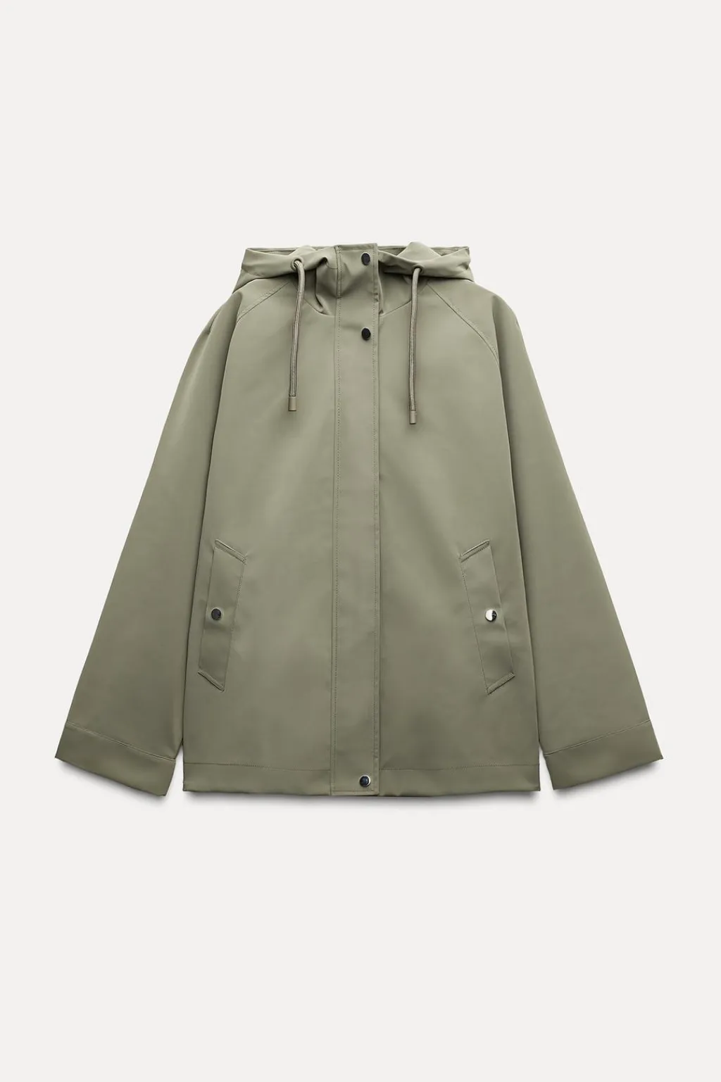 Fashion CAZADORA ENGOMADA CAPUCHA Mujer Chaquetas / Cazadoras
