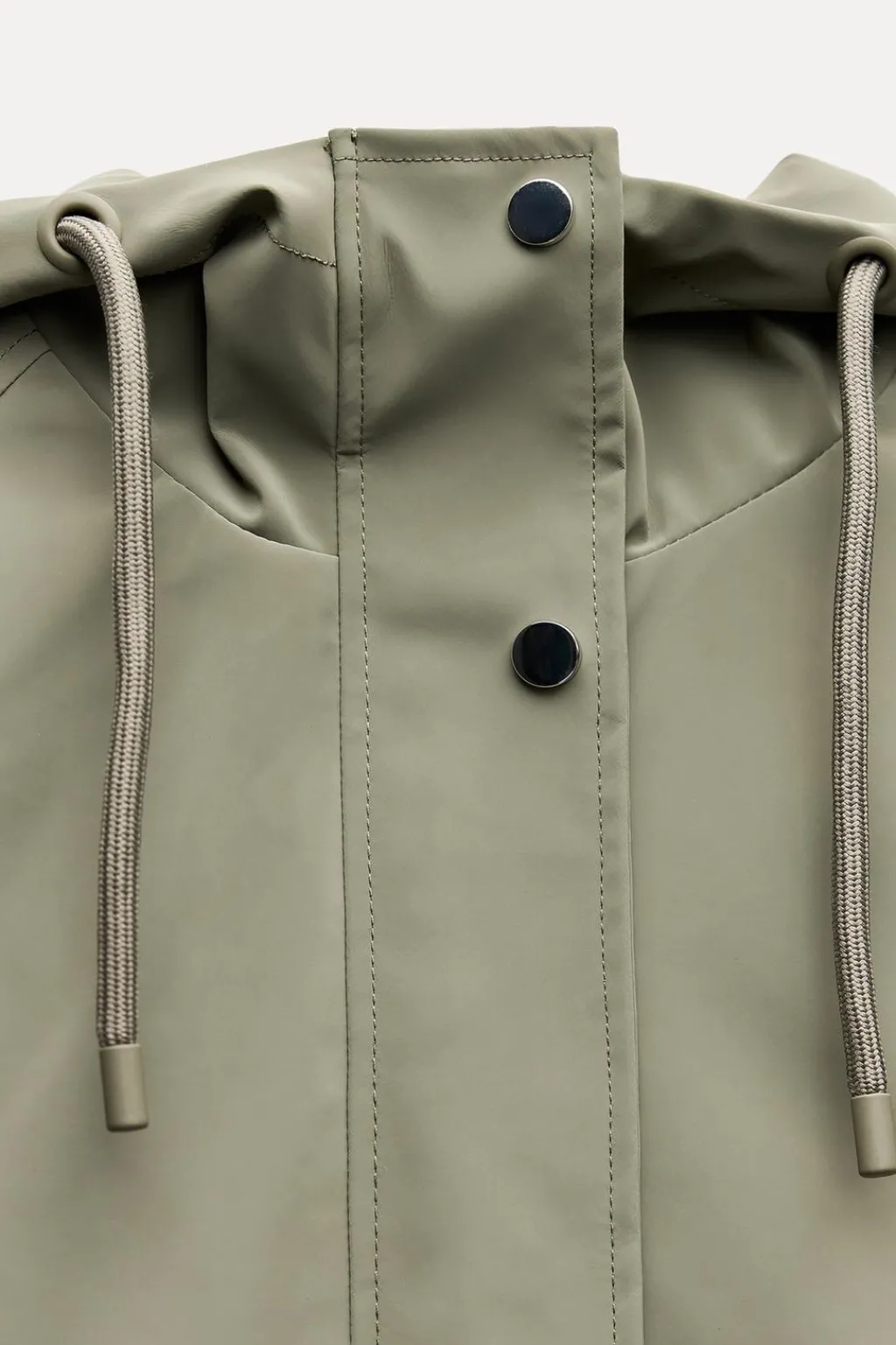 Fashion CAZADORA ENGOMADA CAPUCHA Mujer Chaquetas / Cazadoras