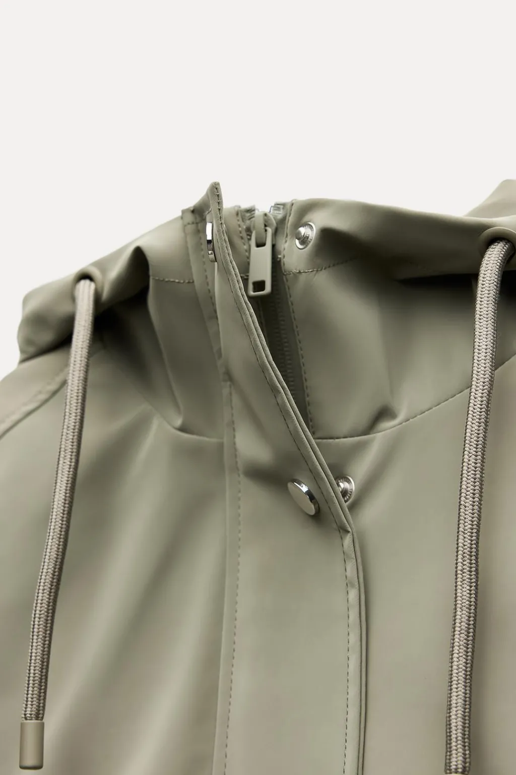 Fashion CAZADORA ENGOMADA CAPUCHA Mujer Chaquetas / Cazadoras
