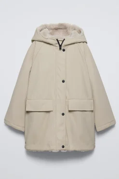 Niños ZARA 6 - 14 Años·Abrigos|6 - 14 Años·Abrigos<CAZADORA ENGOMADA PELO