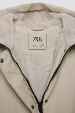 Niños ZARA 6 - 14 Años·Abrigos|6 - 14 Años·Abrigos<CAZADORA ENGOMADA PELO
