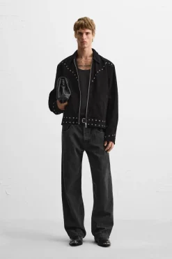 Clearance CAZADORA PIEL ANTE Hombre Piel