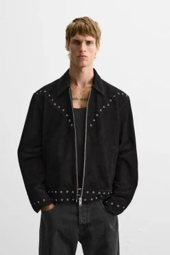 Clearance CAZADORA PIEL ANTE Hombre Piel
