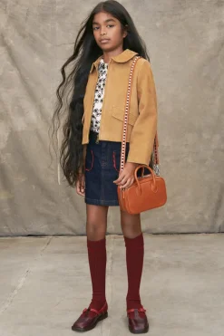 Niños ZARA 6 - 14 Años·Abrigos<CAZADORA PIEL ANTE LIMITED EDITION