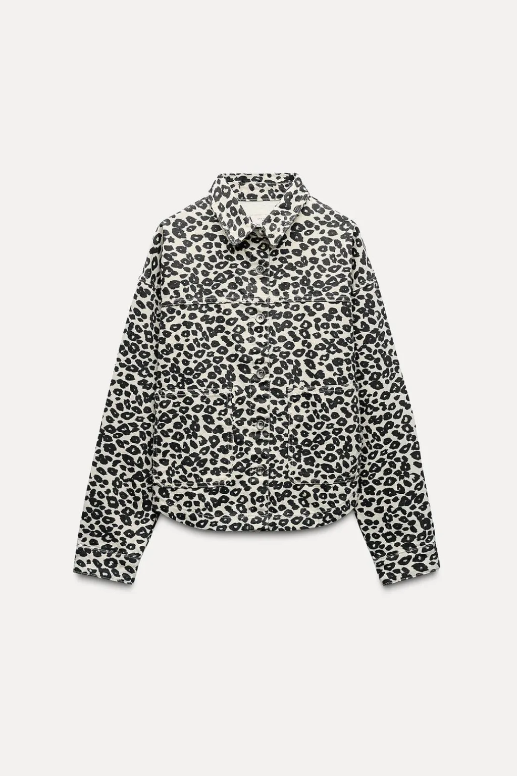 Fashion CAZADORA Z1975 DENIM ESTAMPADO ANIMAL Mujer Chaquetas / Cazadoras