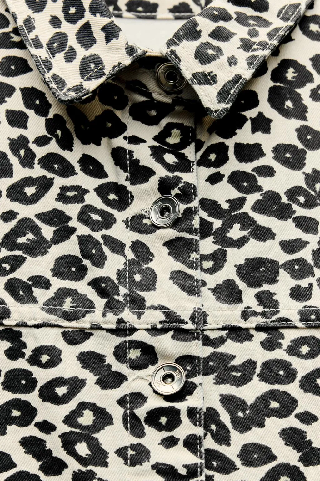 Fashion CAZADORA Z1975 DENIM ESTAMPADO ANIMAL Mujer Chaquetas / Cazadoras