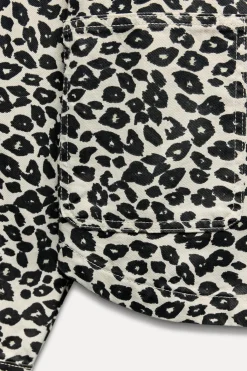 Fashion CAZADORA Z1975 DENIM ESTAMPADO ANIMAL Mujer Chaquetas / Cazadoras