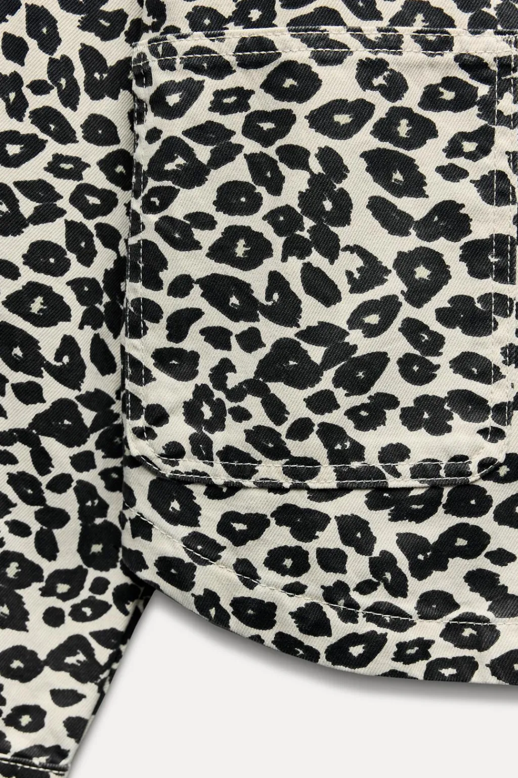 Fashion CAZADORA Z1975 DENIM ESTAMPADO ANIMAL Mujer Chaquetas / Cazadoras