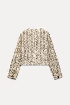 Online CAZADORA Z1975 DENIM ESTAMPADO ANIMAL Mujer Chaquetas / Cazadoras
