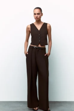 Online CHALECO ABERTURAS LATERALES Mujer Blazers / Chalecos