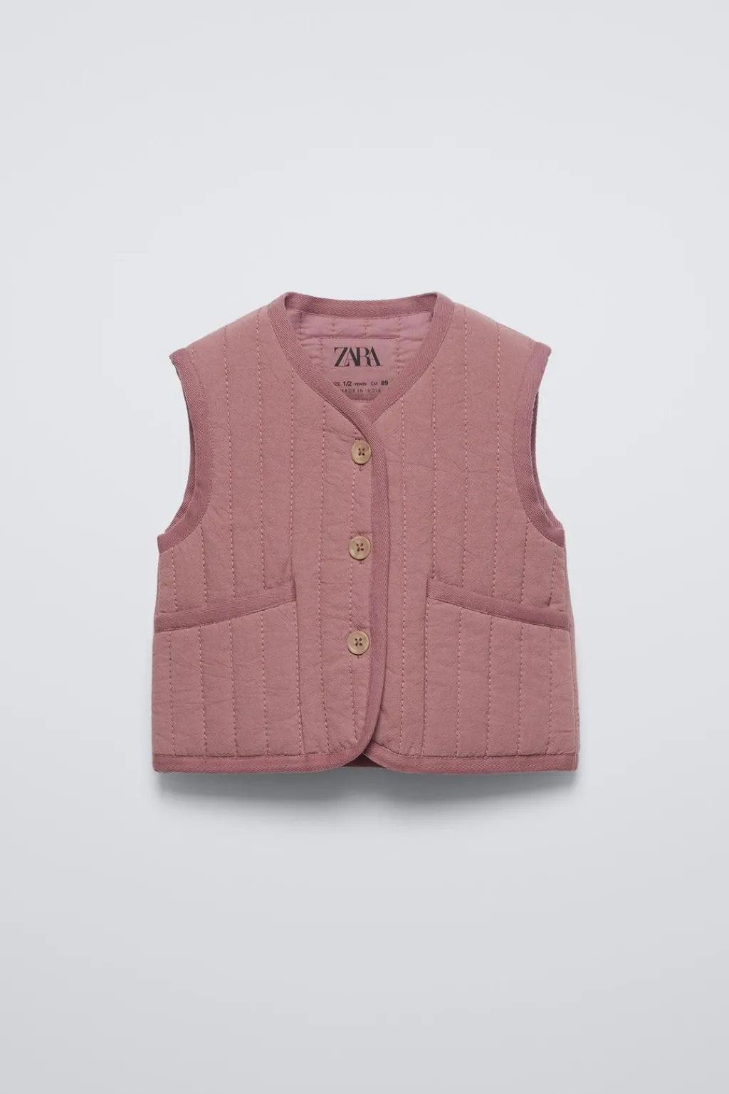 Niños ZARA 1½ - 6 Años·Abrigos<CHALECO ACOLCHADO