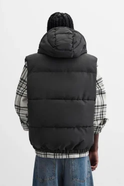 Sale CHALECO ACOLCHADO CAPUCHA Hombre Plumíferos|Chalecos
