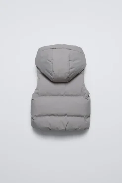 Niños ZARA 1½ - 6 Años·Abrigos<CHALECO ACOLCHADO CAPUCHA WATER REPELLENT