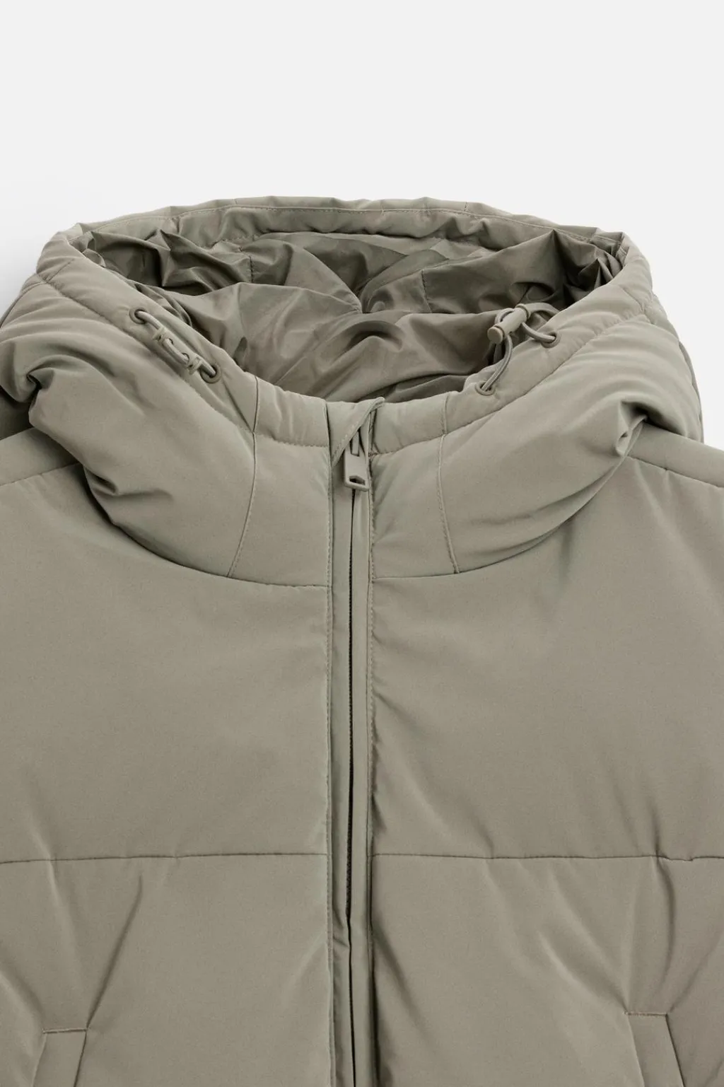 Fashion CHALECO ACOLCHADO ENGOMADO CAPUCHA Hombre Chalecos
