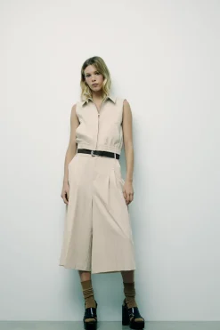 New CHALECO CAMISERO Mujer Chaquetas / Cazadoras|Tops / Bodies
