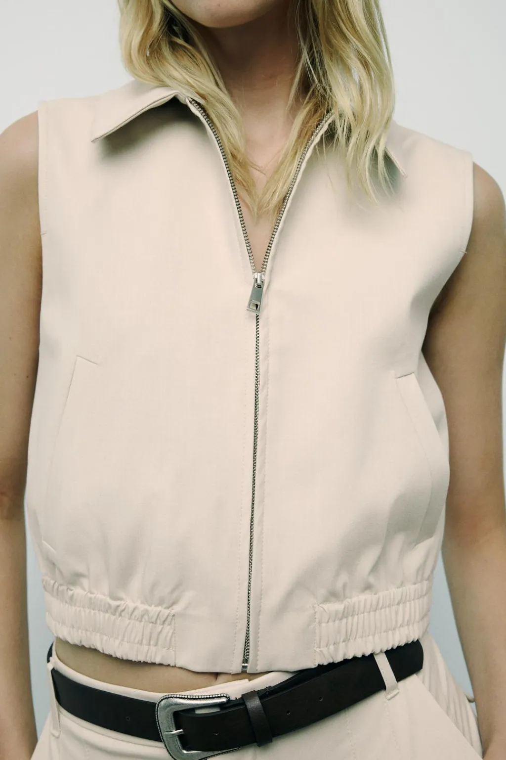 New CHALECO CAMISERO Mujer Chaquetas / Cazadoras|Tops / Bodies