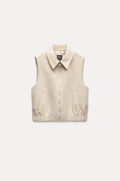 New CHALECO CAMISERO Mujer Chaquetas / Cazadoras|Tops / Bodies