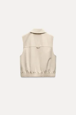New CHALECO CAMISERO Mujer Chaquetas / Cazadoras|Tops / Bodies